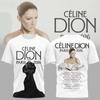 Celine Dion Paris 2026 Fan Tour Gift 3D Printed Short Sleeve Shirt Men's T-shirt Streetwear Tees Family Matching Kids Clothes