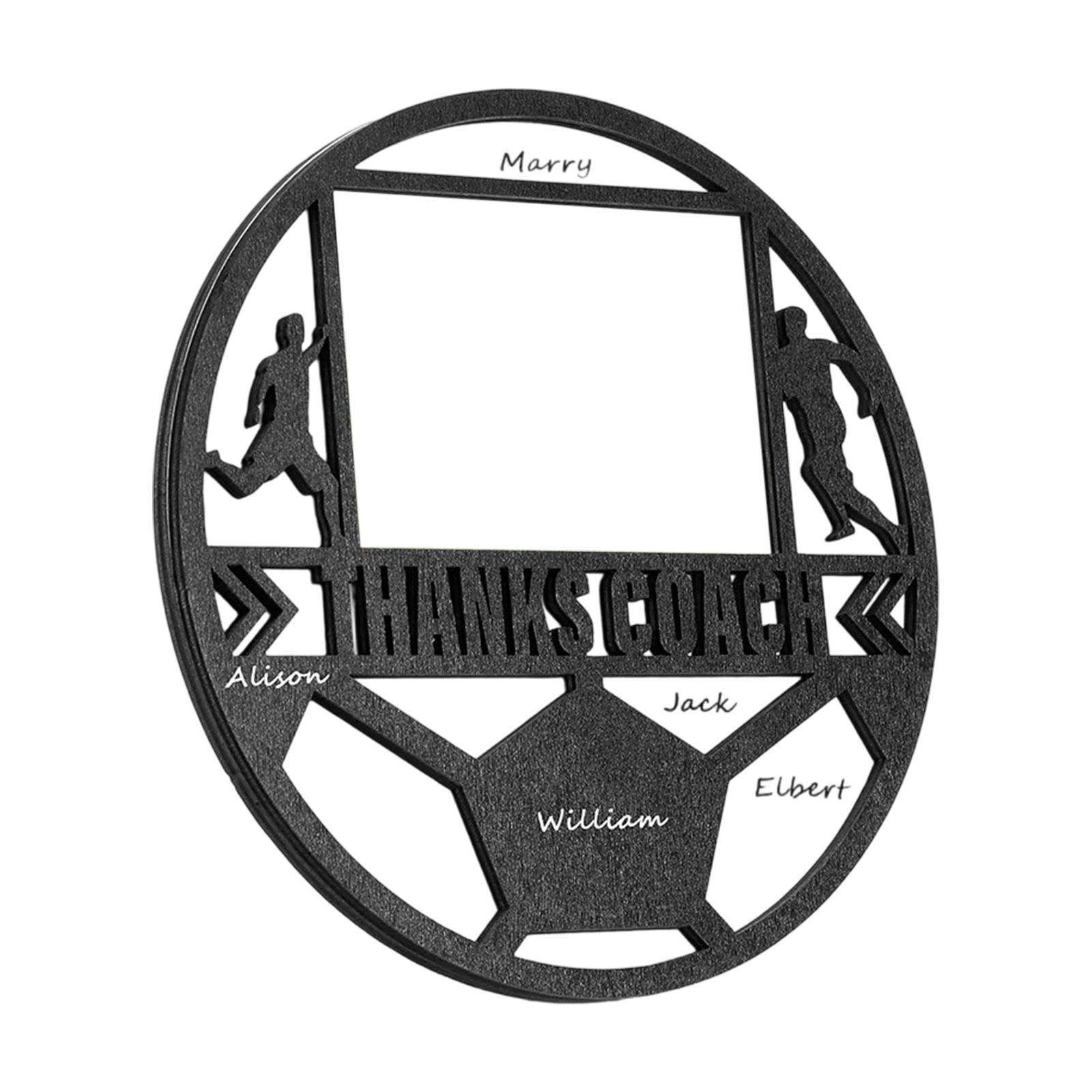 

Baseball Photo Frame Sports Theme Wooden Frame Table Football Frame Dining Table Ornament Party Decoration Gift One Size