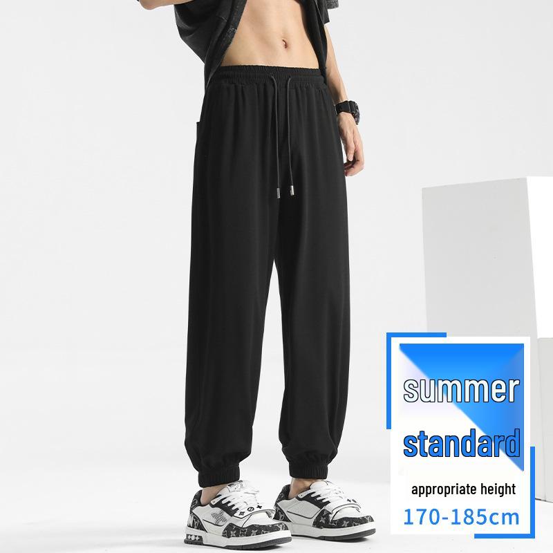 Men's Spring & Autumn Loose Straight-Leg Joggers – Lightweight Casual Long Sweatpants