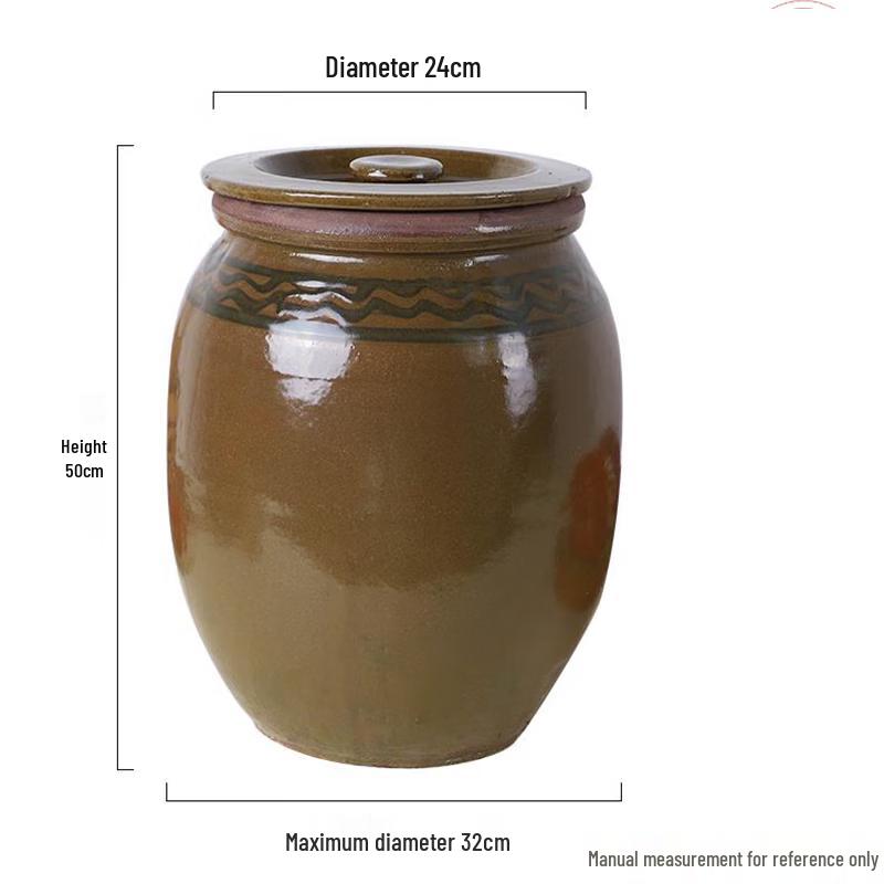 LISM Traditional Earthenware Fermentation Crock