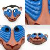 Halloween Affendämonenmaske - Tiermaske aus PU-Schaumstoff für Karneval und Party