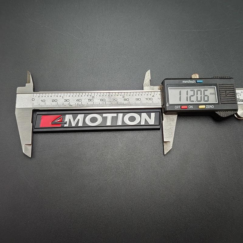 RUNTB1 3D Metal 4 Motion Logo 4motion Emblem Car Rear Trunk Badge Sticker For VW Tiguan Passat B8 Polo Jetta Golf 4 5 6 7 MK4 MK5 MK6