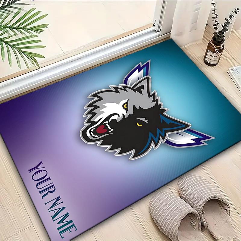 Custom Name Rug Minnesota Logo Area Rug Suitable for Indoor And Outdoor,Carpets for Homes, Offices,Living Rooms,Home Decor,Christmas Gift