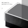 SANRUI Acrylic Paper Towel Box with Separate Lid, Rectangular, Approx. W23.3 x D12.8 x H8.4cm [Parallel Import]