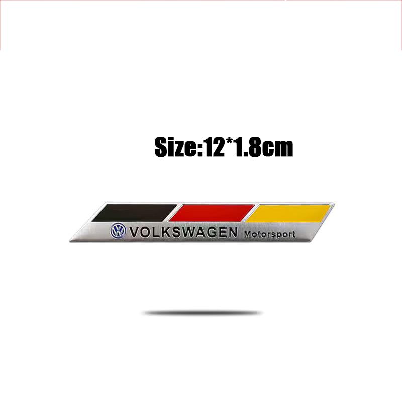 2025 Heißes Auto Aluminiumlegierung Aufkleber Emblem Für Volkswagen VW R-line R GTI Polo Golf MK8 Touareg Passat Magotan Tiguan Käfer B