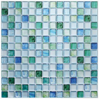 Mosaic Tile Sticker DIY Wallpaper Decoration Perfect for Remodeling and Toilets 2 [Dream Sticker] Kitchens, Washrooms, BST-2 (Sapphire Blue, Pieces)