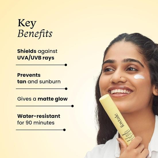 Foxtale SPF 70 Gel-Cream Sunscreen for Oily Skin | Oil Control Sunscreen with PA++++ & Niacinamide | UVA UVB Protection | Prevents Tan| 50ml