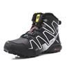 Cross-border New Winter Outdoor Snow Boots High-top Hairy Warm Off-road Non-slip Thickened Lightweight Mountaineering Men's Cotton Shoes