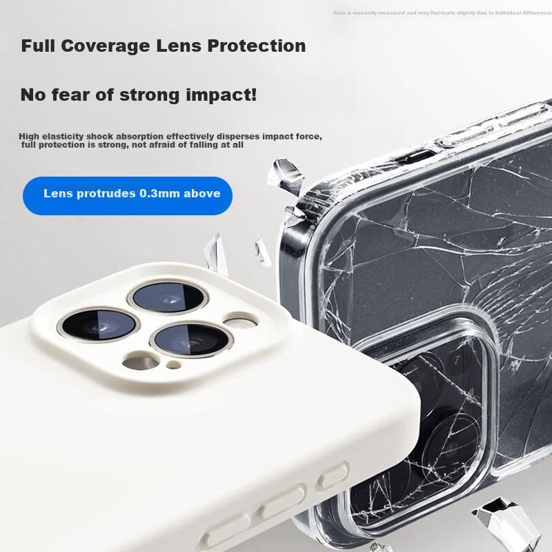 DIVI Official Version True LiquidIPhone 14 Pro Case, Liquid Silicone Skin-Friendly Full Camera Protection Shockproof Cover, Blue