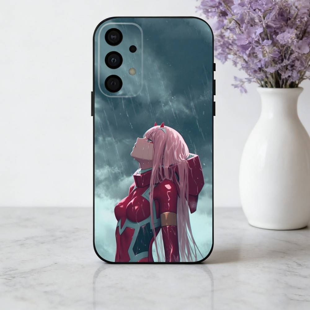 D-Darling In The F-Franxx Z-Zero Two Phone Case For Samsung Galaxy A73,A72,A71,A70,A53,A52,A51,Soft Silicone Black Cover