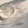 The Little Mermaid Transparent Hair Clip: Super Fairy Shark Claw for Women - Elegant Large Hair Grip