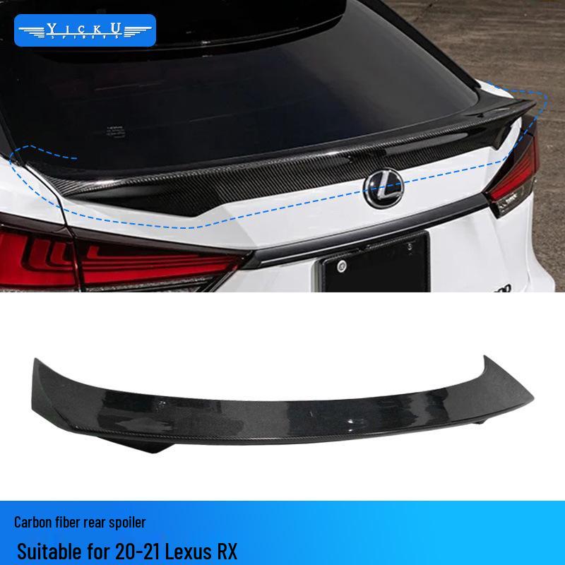 20-22 Lexus RX300 Carbon Fiber Body Kit: Front Lip, Fog Light Covers, Rear Lip, Fender Flares, Side Skirts