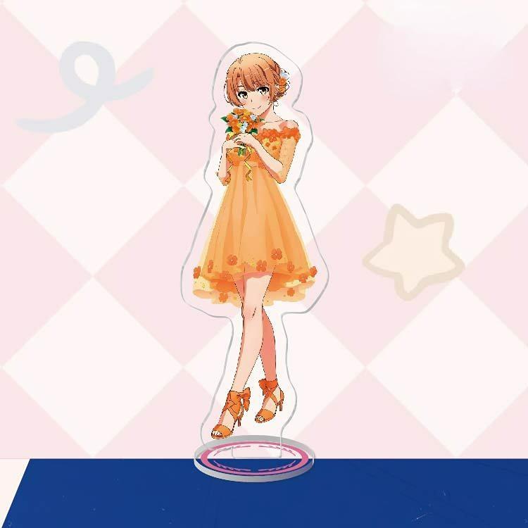 Anime My Youth Romantic Comedy Is Wrong Acrylic Stand Action Figure Toy PVC Desktop Stand Model Toys Gift