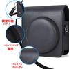 Schutzkamera-Tasche für Fujifilm Instax Mini 99 Sofortbildkamera, passgenau, PU-Leder, Retro-Tasche mit verstellbarem, kompaktem Trage-Aufbewahrungs-Kamera, Gurt,