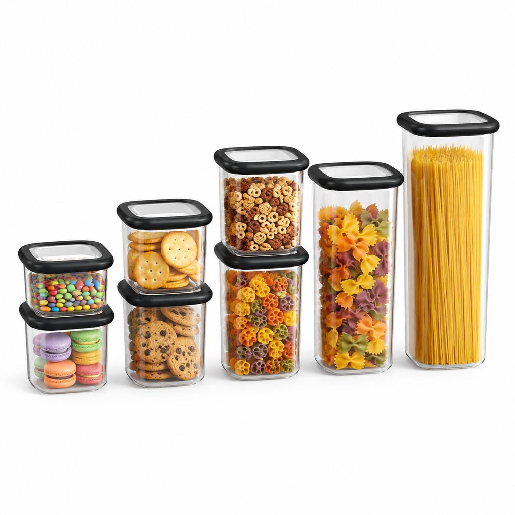 Food Grade Pp Sealing Storage Box With Lid For Kitchen Food Preservation