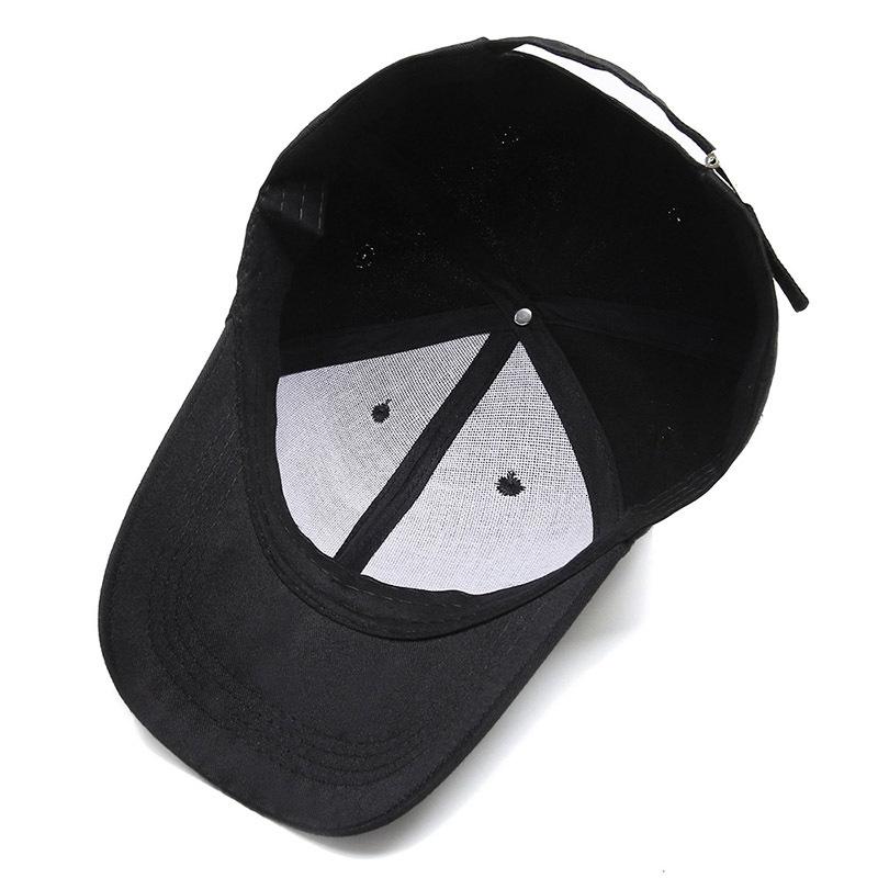Hat Women's Summer Thin Casual Outdoor Shade Baseball Cap Spring and Autumn Side M Embroidered Men's Cap