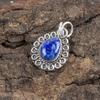 Lapis Lazuli Kaklarota Roku darbs Rotaslietas, 925 Probes Sudraba Kulons Dizainera Dārgakmens Rotaslietas Ķēdītes Kulons Dāvana Mammai