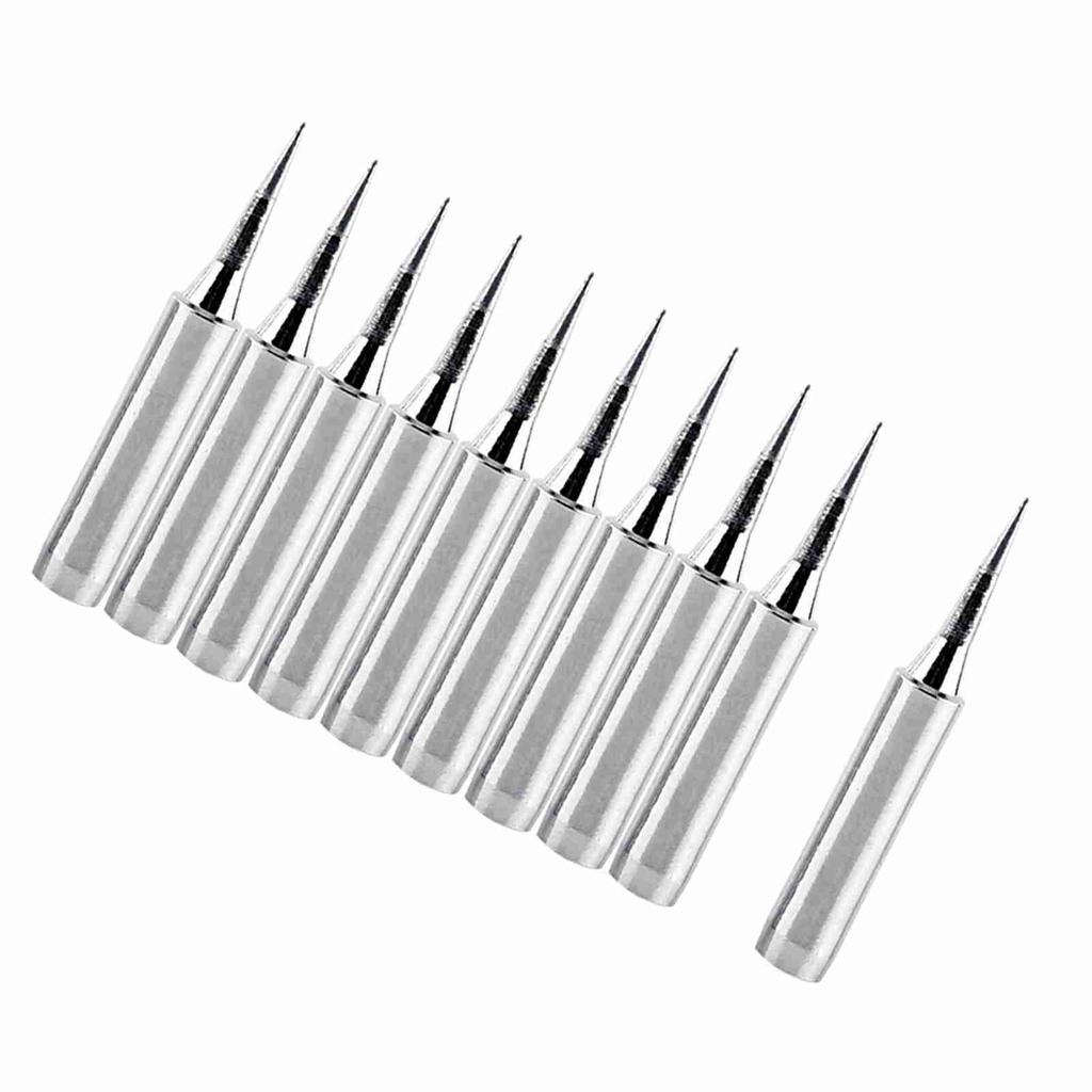 10Pcs Sharp Soldering Replacement Solder Iron Tips Station Tool 900MTI