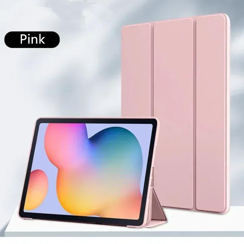 Voor Samsung Galaxy Tab A7 SM-T500/T505 Drievoudige Stand Case Funda Voor Tab A7 10.4 T500 T505 T507 Tablet Smart Cover Tab A7 10.4 T500 roze