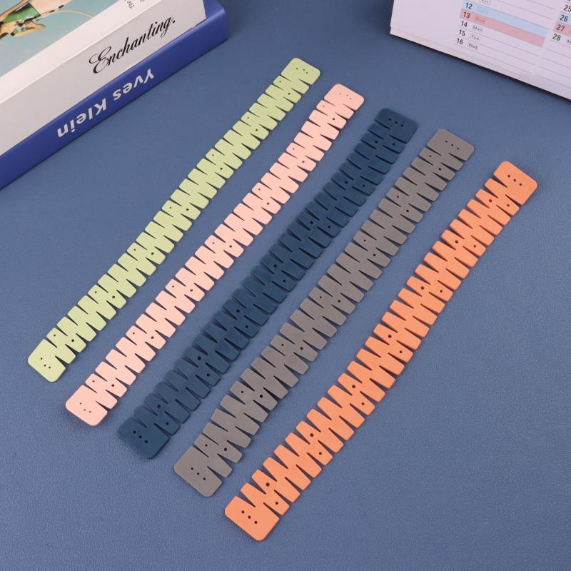 Silicone Hemmer Professional Sewing Tool Hem Ruler Sewing Auxiliary Tool Multiple Colors