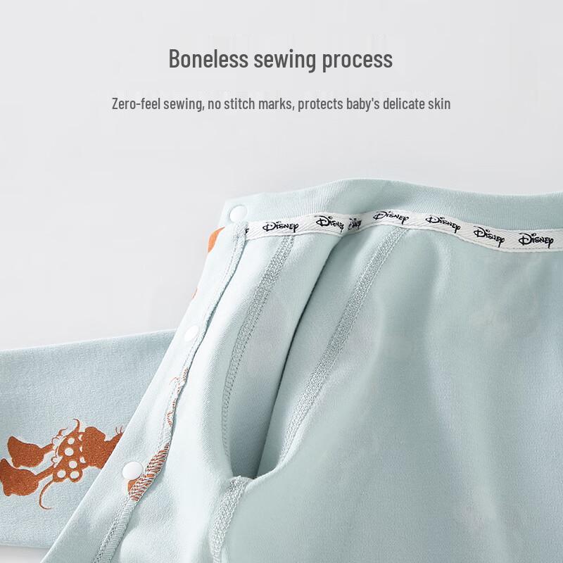Disney Baby Cotton Long-Sleeve Romper Pajamas