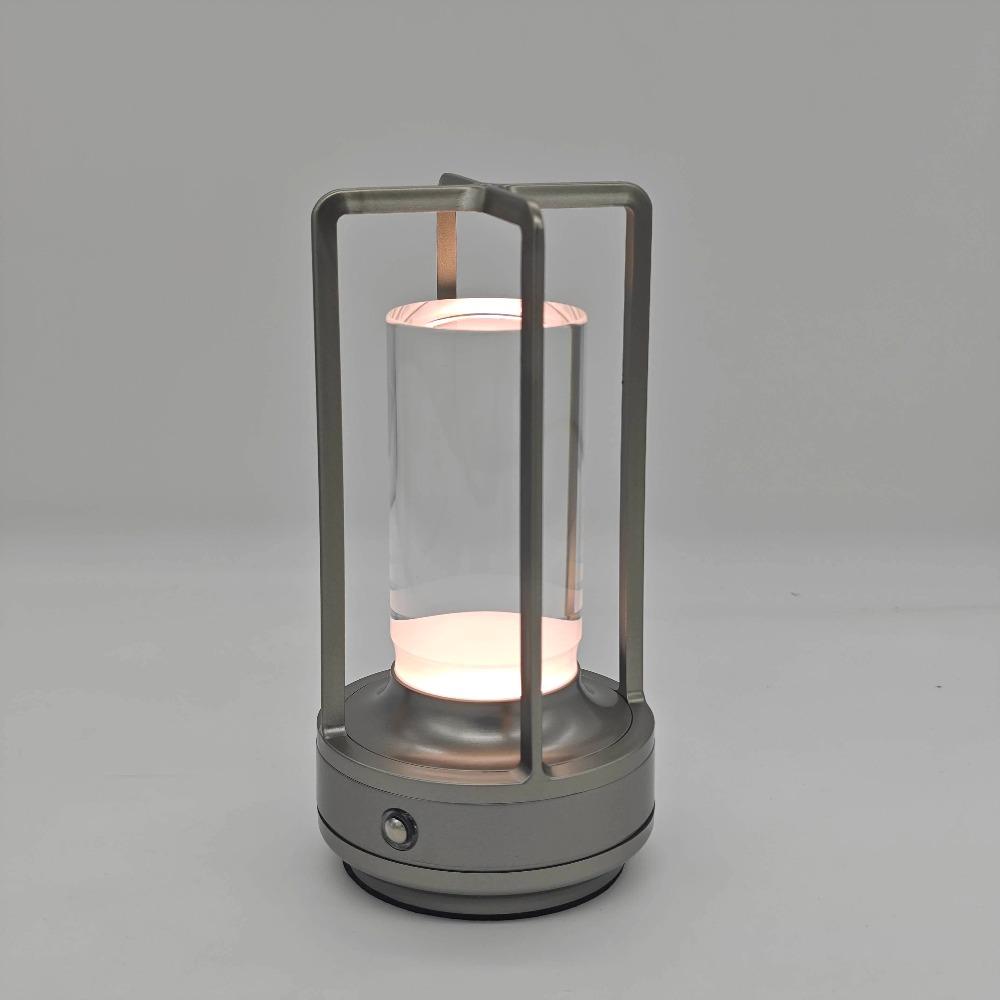 Touch table lamp Plastic USB charging LED lamp Bedroom bedside decoration desk lamp Outdoor camping atmosphere night light