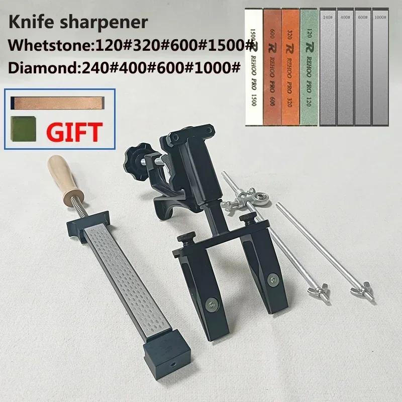 NEW Kitchen Professional Sharpening Stone Woodwork DIY Grinding System Polishing Tool Knives Sharpeners Fixed Knife Sharpener