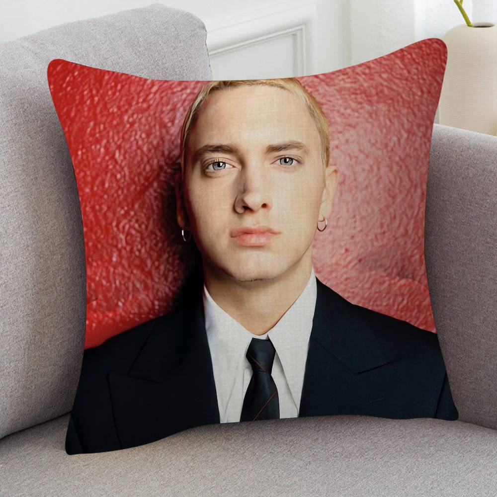 Singer Eminem Cute Cartoon L Game Cushion Cover Pillowcase Upholstery Sofa Throw Pillow Home Decor Pillowcas