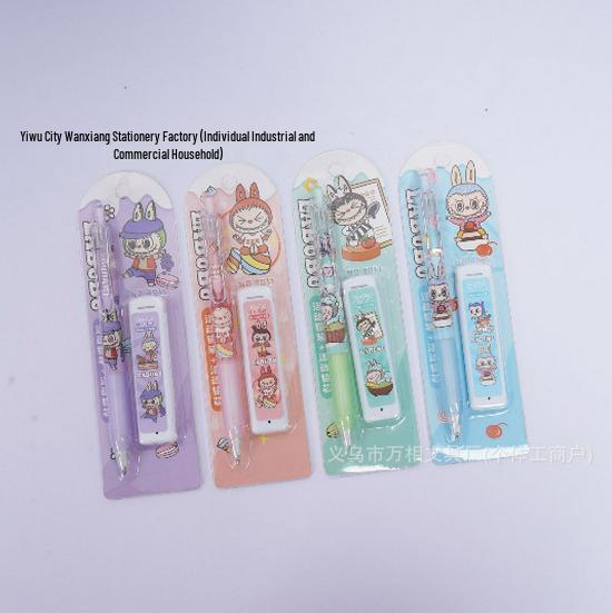 Creative Animal City Activity Pencil Set with Refillable Click Pen – No-Sharpen Pencil for Kids and Students
