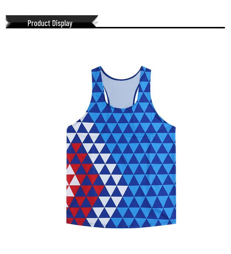 Men's Quick-Dry Breathable Running Vest for Track & Marathon Training - European Size