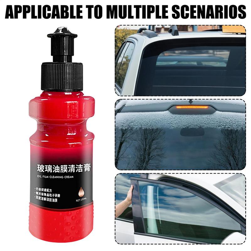 Car Windshield Oil Film Cleaner Windshield Oil Film Glass Stain Removal For Vehicle Car Care Cleaning Paste For Cleaning Car