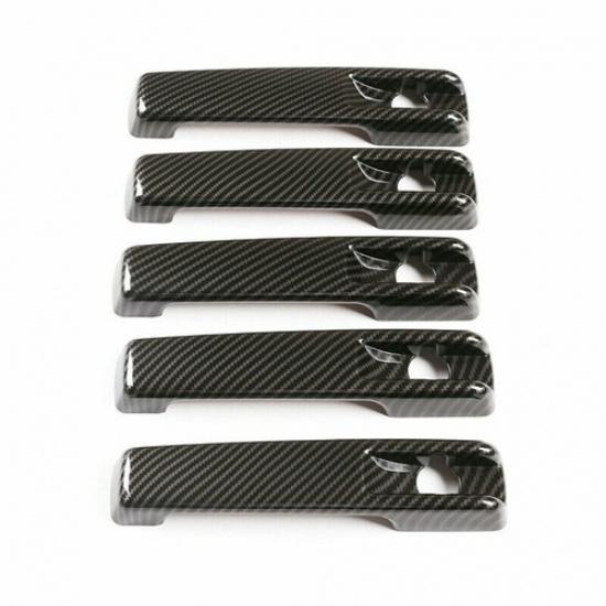 ABS Carbon Door Handle Cover Shell For 19-21 Benz G Class W463 G350 G400 G55 G63