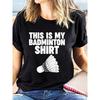 Taglie Europee T-shirt Casual a Manica Corta Girocollo con Stampa Grafica, Perfetta per l'Estate e la Primavera, Pensata per Donne