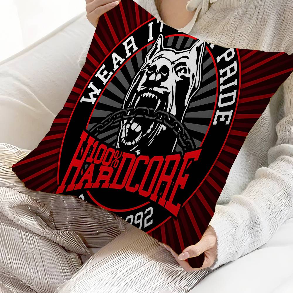Bone Gabber 100Hardcore Dog Personalized Pillow Dust Cover Bedroom Kids Party Decoration Pillowcase Birthday Children Gift