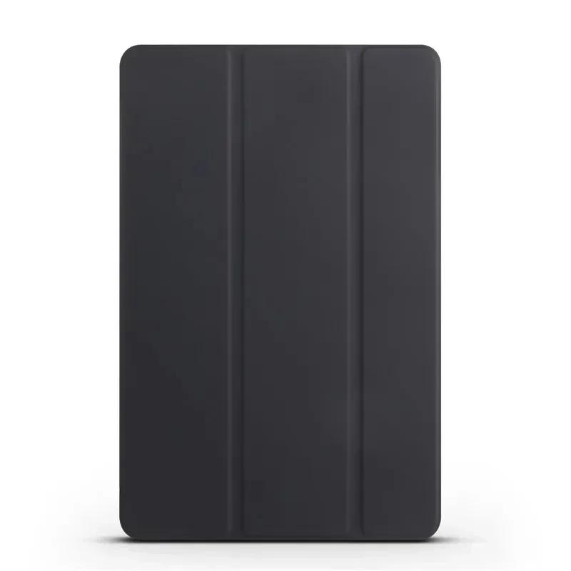 Pour Étui Xiaomi Pad 7 11.2  Étui en Cuir PU à Rabat Magnétique Support Arrière Souple en TPU Étui pour Tablette Xiaomi Pad 7 Pro 11.2 pouces Xiaomi Pad 7 11.2in noir