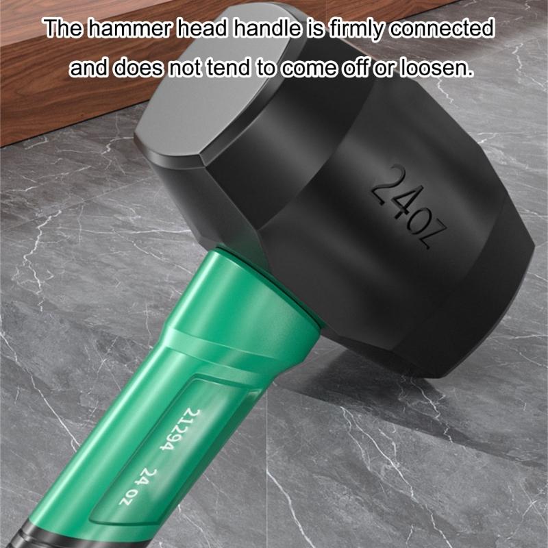 Shock Absorbing Rubber Mallets With Industrial Construction Suitable For Flooring Tile Furniture Assembly Home Projects