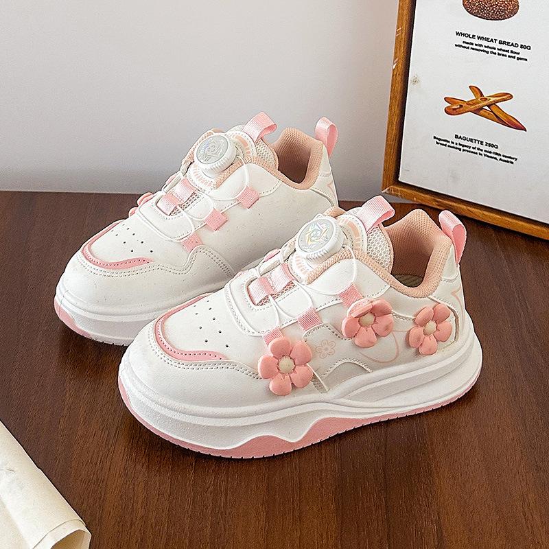 KindersportSchuhe 2025: Stylische Whiteboard-Sneaker für Mädchen - Perfekt für Frühling & Herbst, Vielseitig & Süß