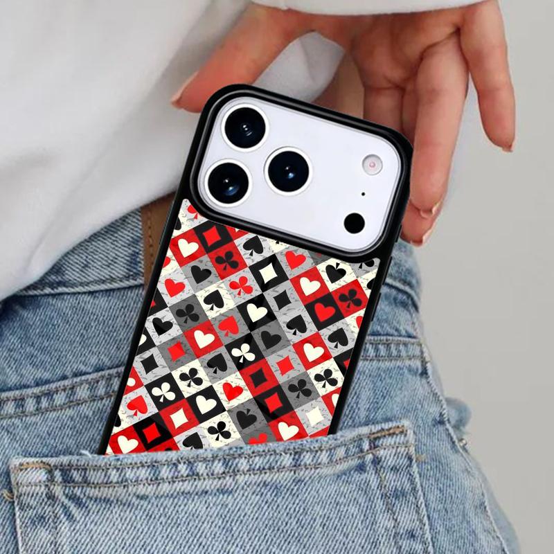 Cards Casino Ace Of Spades Phone Case for iPhone 16e 15 14 13 12 17 Pro Max Plus Air 17pro Cover Coque