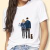Mothers Day Theme Cute Cartoon Trend ShortSleeved Womens TShirt Polyester Fabric Simple AGeneration Style
