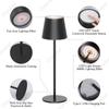 Cordless Table Lamp for Bedroom Rechargeable Wireless Touch Lamp Camping Candle Creative Lamp Rechargeable Coffee Bar  Desk Lamp