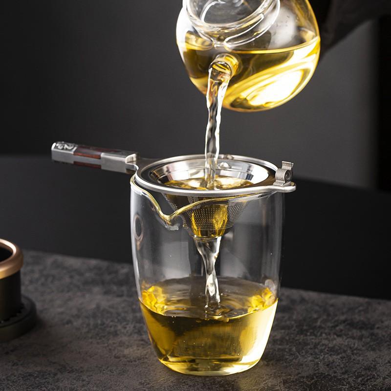 Stainless Steel Tea Strainer Filter Loose Leaf Brewing With Infuser Mesh Fair Cup Compatibility