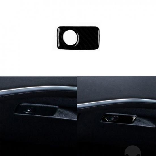Glossy Piano Black Co-pilot Storage Glove Box Handle Cover For Kia Stinger 18-23