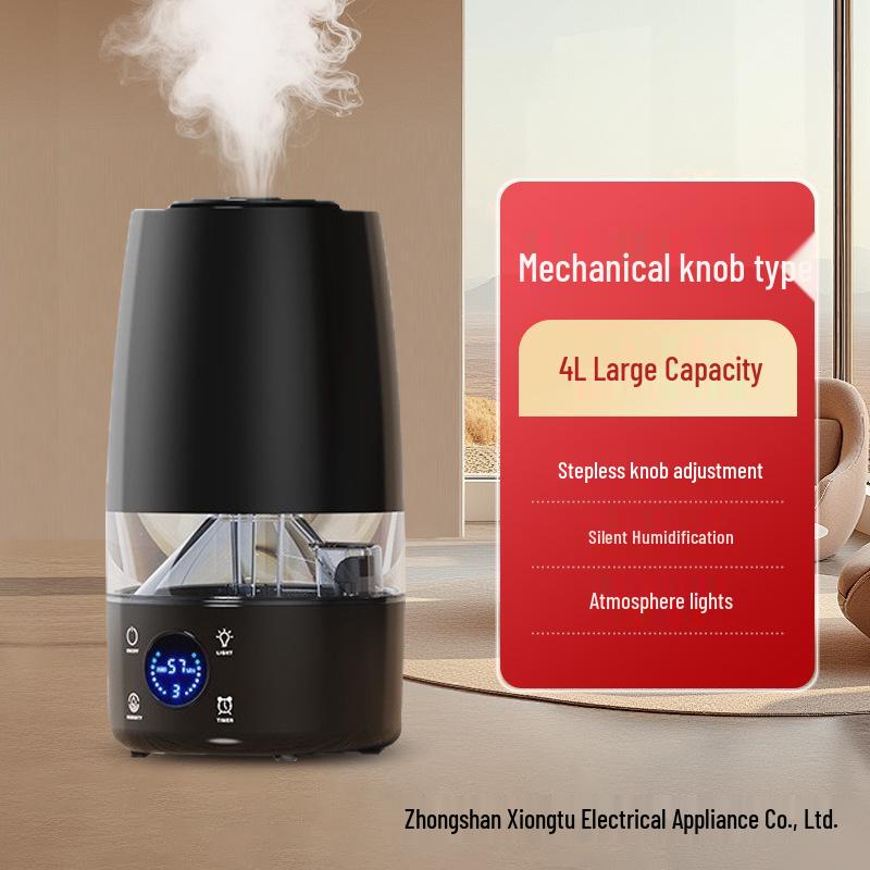 4L Quiet Home Humidifier & Air Purifier with Aromatherapy and Large Mist Volume English Version + Australia Plug