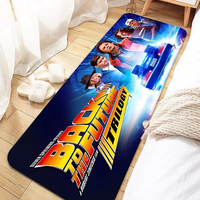 Back To The Future Door Mat Entrance Non-slip Doormat Washable Kitchen Carpet Living Room Hallway Rugs Bathroom Bath Door Mats