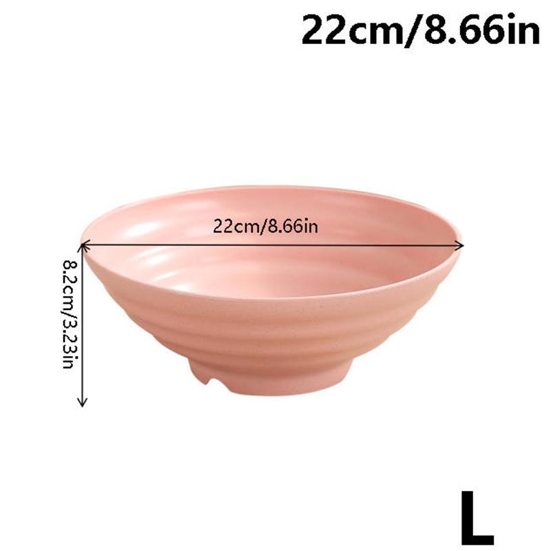 7-10inch Unbreakable Japanese Ramen Bowl Noodles Cereal Soup Salads Bowl Kitchen & Dining Tableware For Microwave And Dishwasher