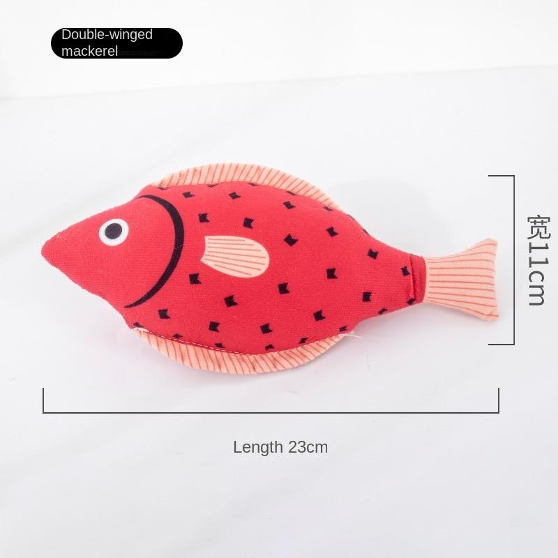 1Piece Creative Cat Toy Fish Shape Bite Resistant Catnip Cat Toy Pet Chew Toys Pet Interaction Supplies Cat Favors