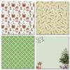 24 Sheets Christmas Theme Snow Sock Craft Paper Pads Cutting Dies Art Background Origami Scrapbooking Card Making