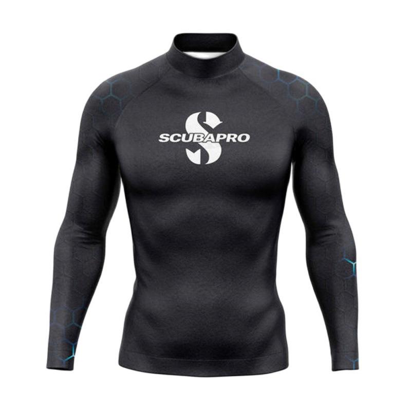 SCUBAPRO Muta Uomo UPF + 50 Protezione Solare da Spiaggia Costume da Bagno Manica Lunga Sport da Surf Anti-Medusa