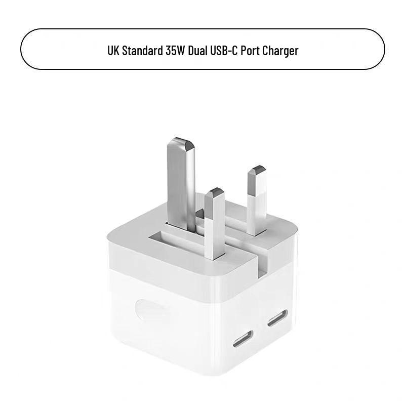 UK Standard Fast Charger for Apple - PD 20W Mobile & 35W Charging Head