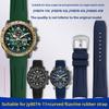For Citizen Skyhawk The Second Generation JY8074 JY8085 Fashion Movement Rubber Watch Strap 22mm Man Curved Arc Mouth Watchband